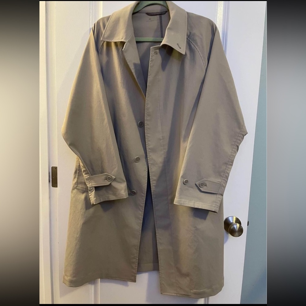 Muji trench coat XS